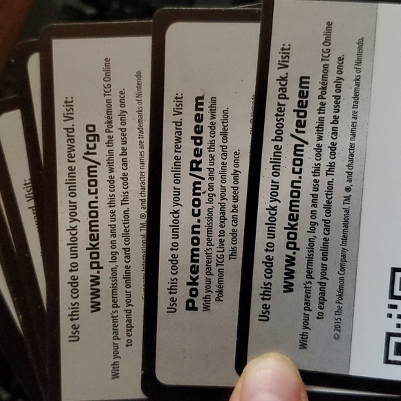 Lot of Pokémon online codes (various dates) *unsure if used* - Picture 2 of 3